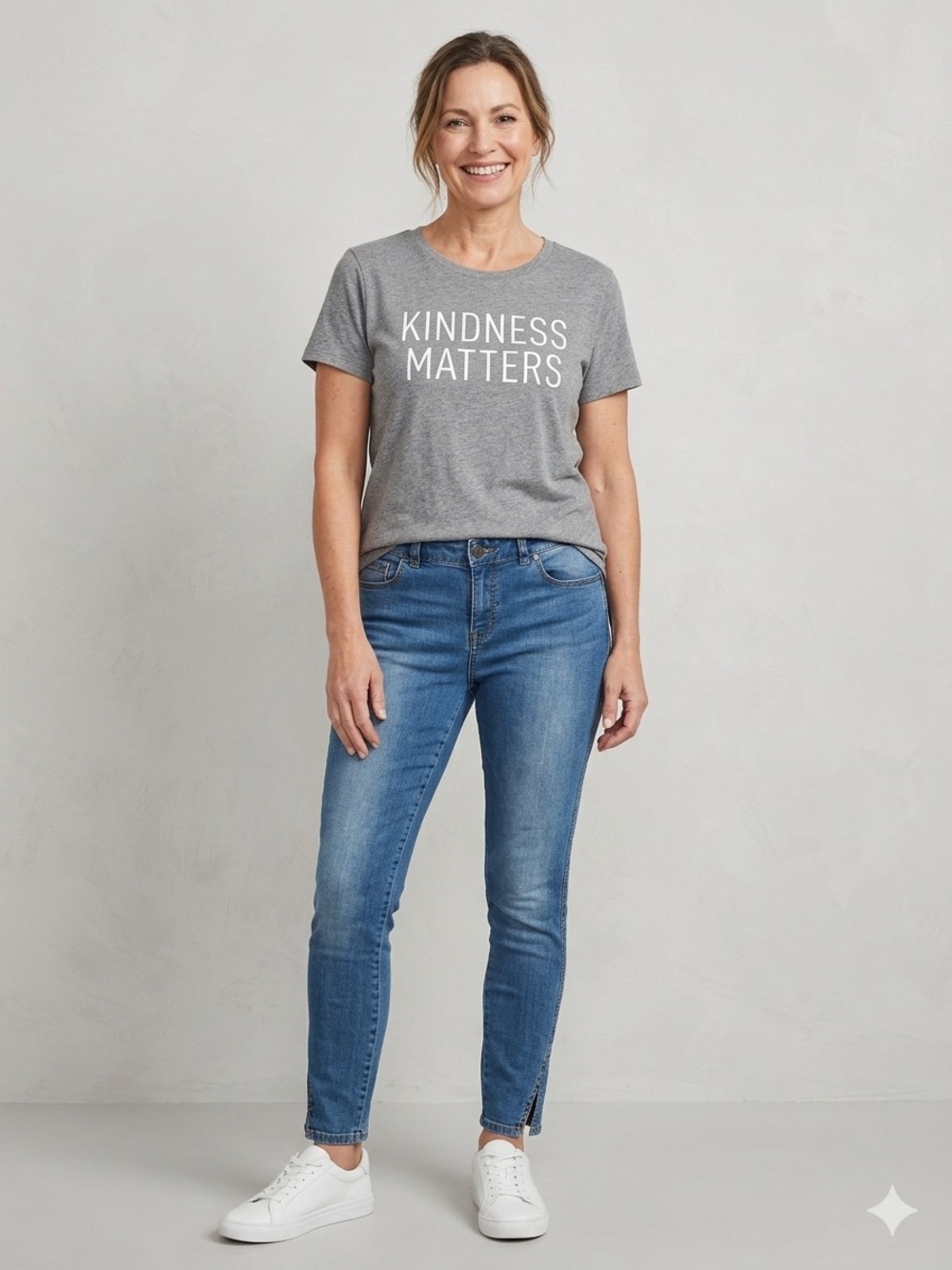 Free People Light-Mid Blue Skinny Jeans. Size 30